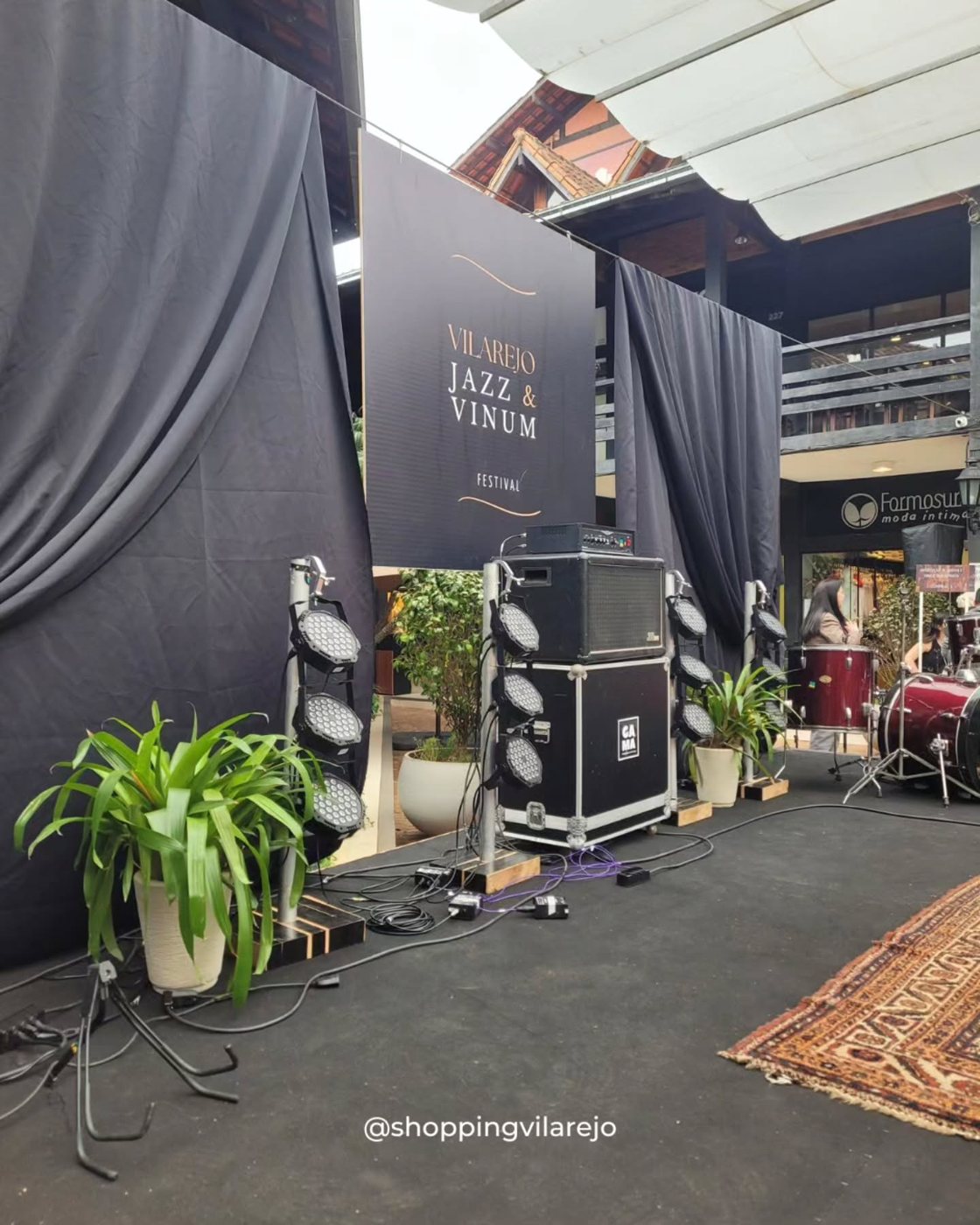 Estrutura da Gama em evento